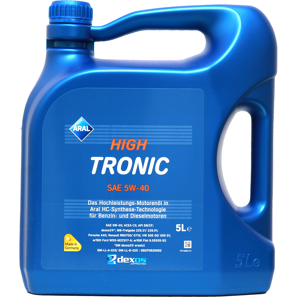 Aral HighTronic 5W-40 5+3 Liter