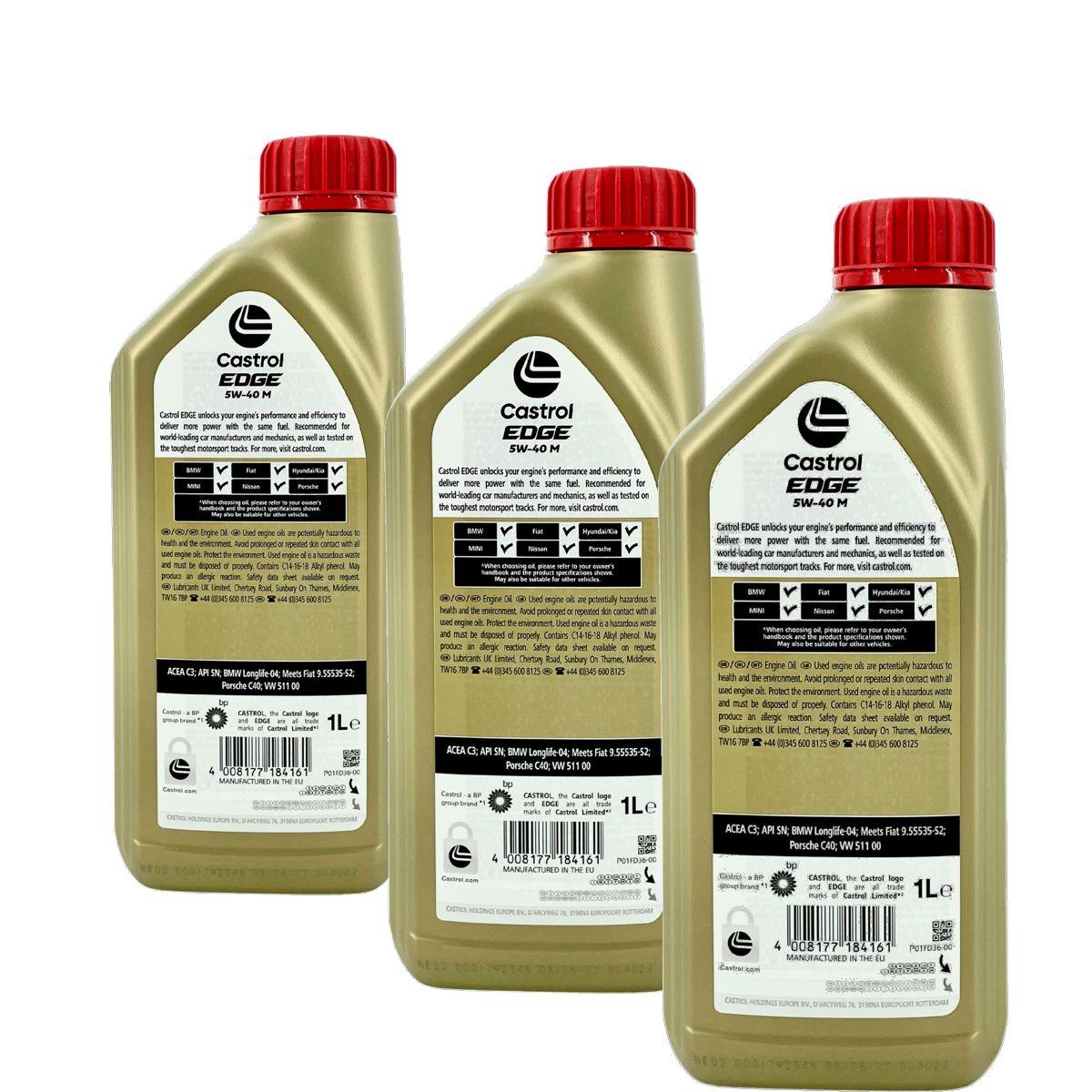 Castrol Edge 5W-40 M 3x1 Liter
