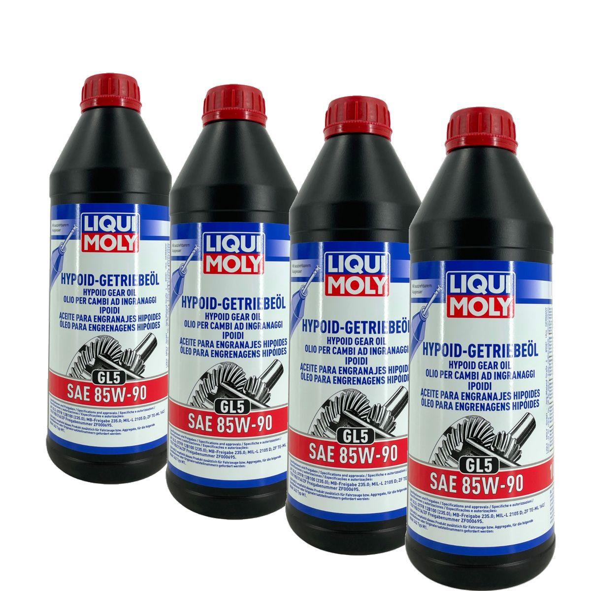 Liqui Moly Hypoid-Getriebeöl (GL5) SAE 85W-90 4x1 Liter