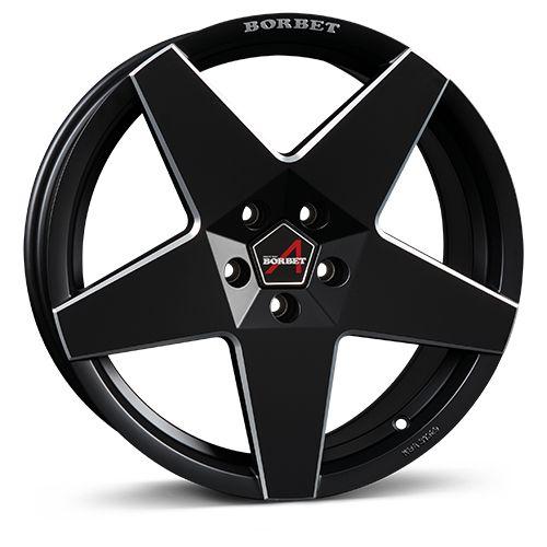 BORBET DESIGN A schwarzmatt 8.0Jx17 5x108 ET42