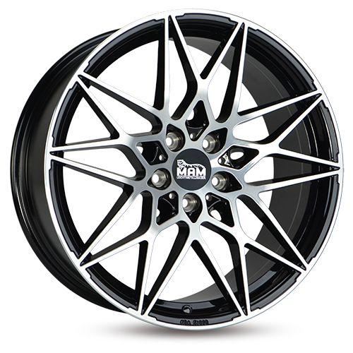 MAM WHEELS MAM B2 black front polished 8.5Jx20 5x112 ET30
