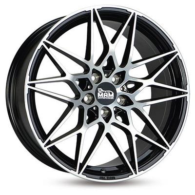 MAM WHEELS MAM B2 black front polished 8.5Jx19 5x120 ET35