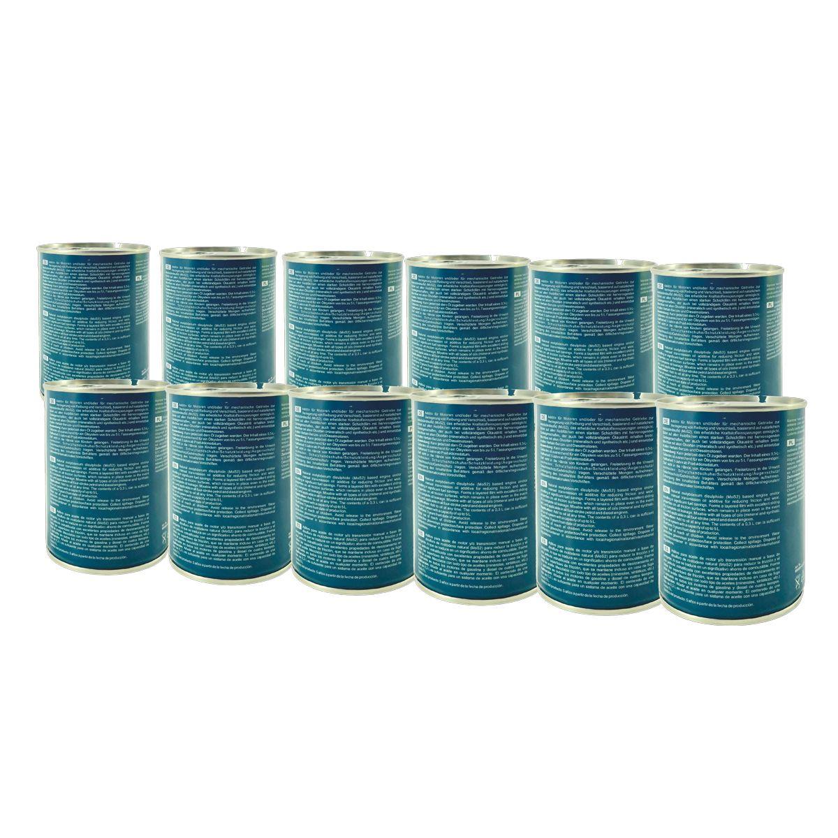 Mannol Molibden Additive Motoröl und Schaltgetriebeöl Additiv 12x300 ML