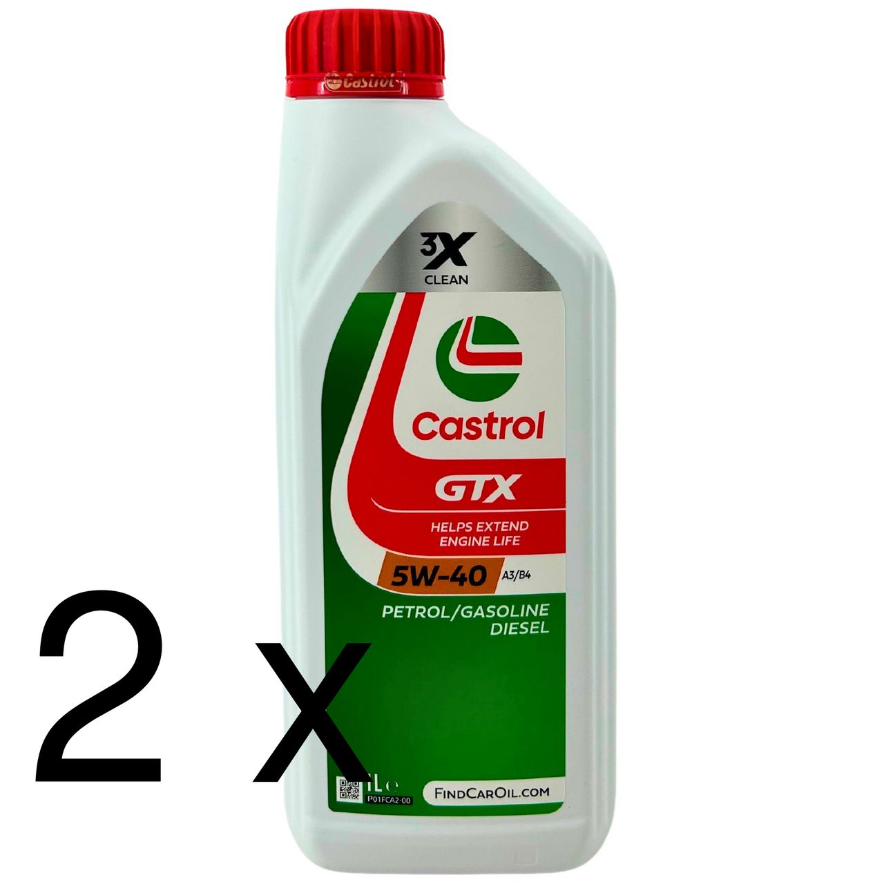 Castrol GTX 5W-40 A3/B4 2x1 Liter