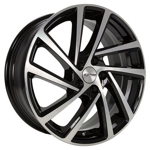 GMP WONDER schwarz diamantgeschliffen 7.0Jx17 5x112 ET45