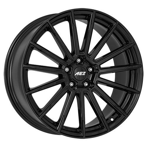 AEZ ATLANTA BLACK glossy black 7.5Jx17 5x100 ET51