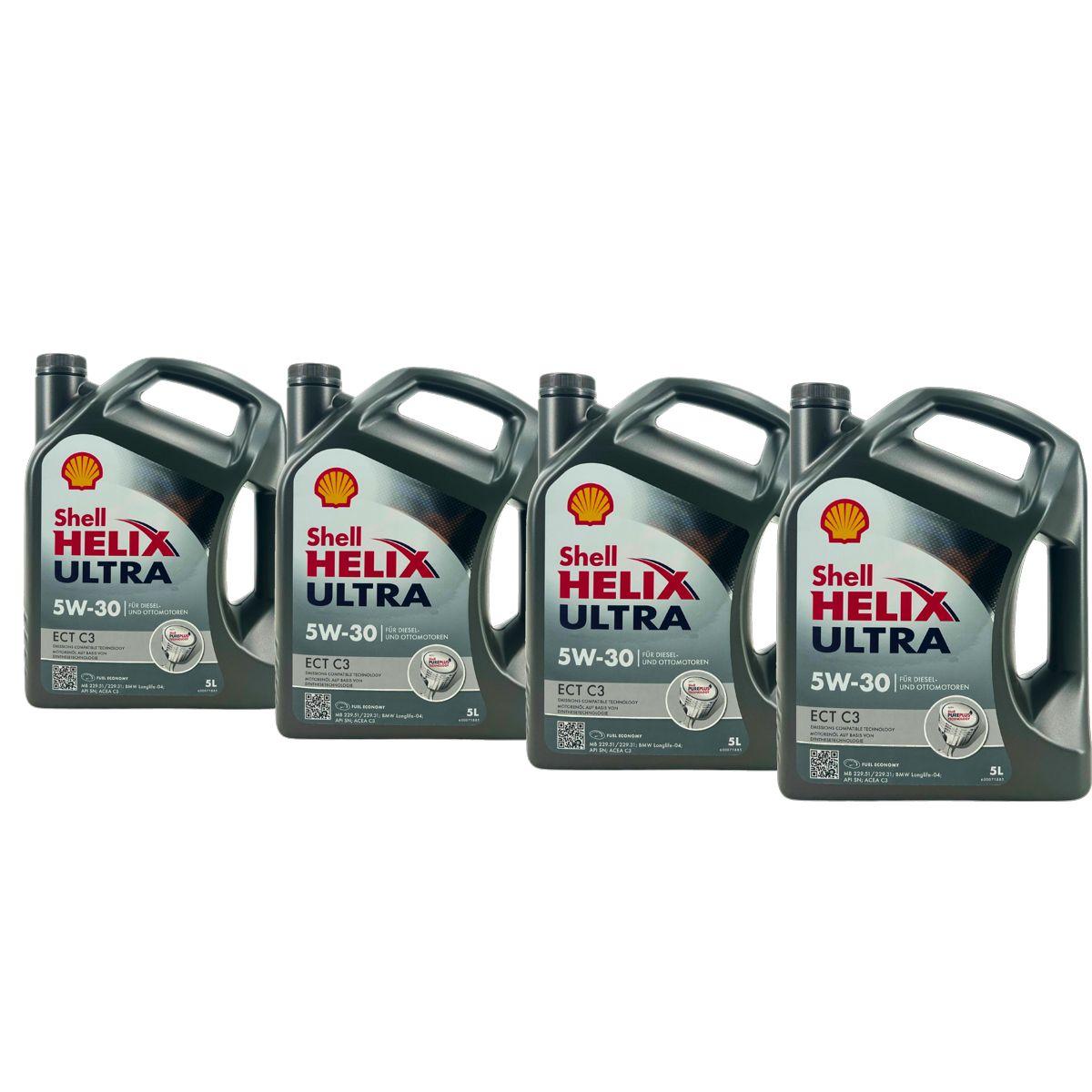 Shell Helix Ultra ECT C3 5W-30 4x5 Liter