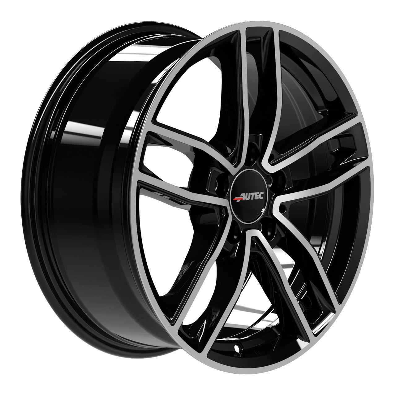 AUTEC TYP MC - MERCADOR schwarz poliert 8.0Jx18 5x112 ET40