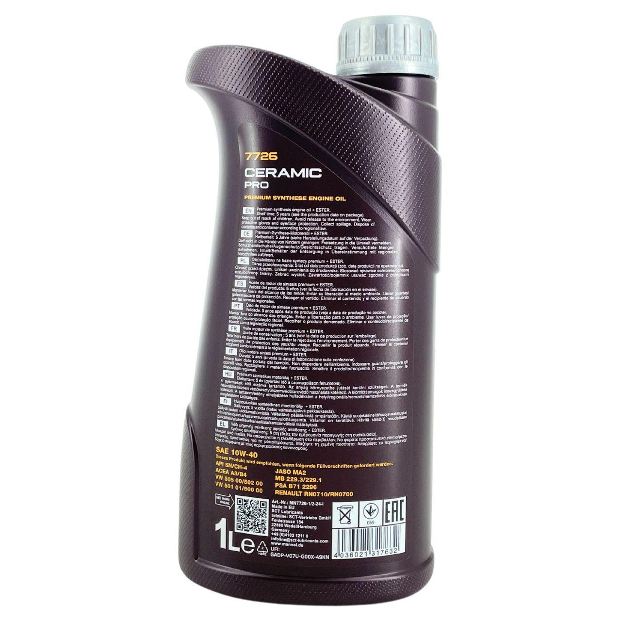 Mannol Ceramic Pro 10W-40 1 Liter