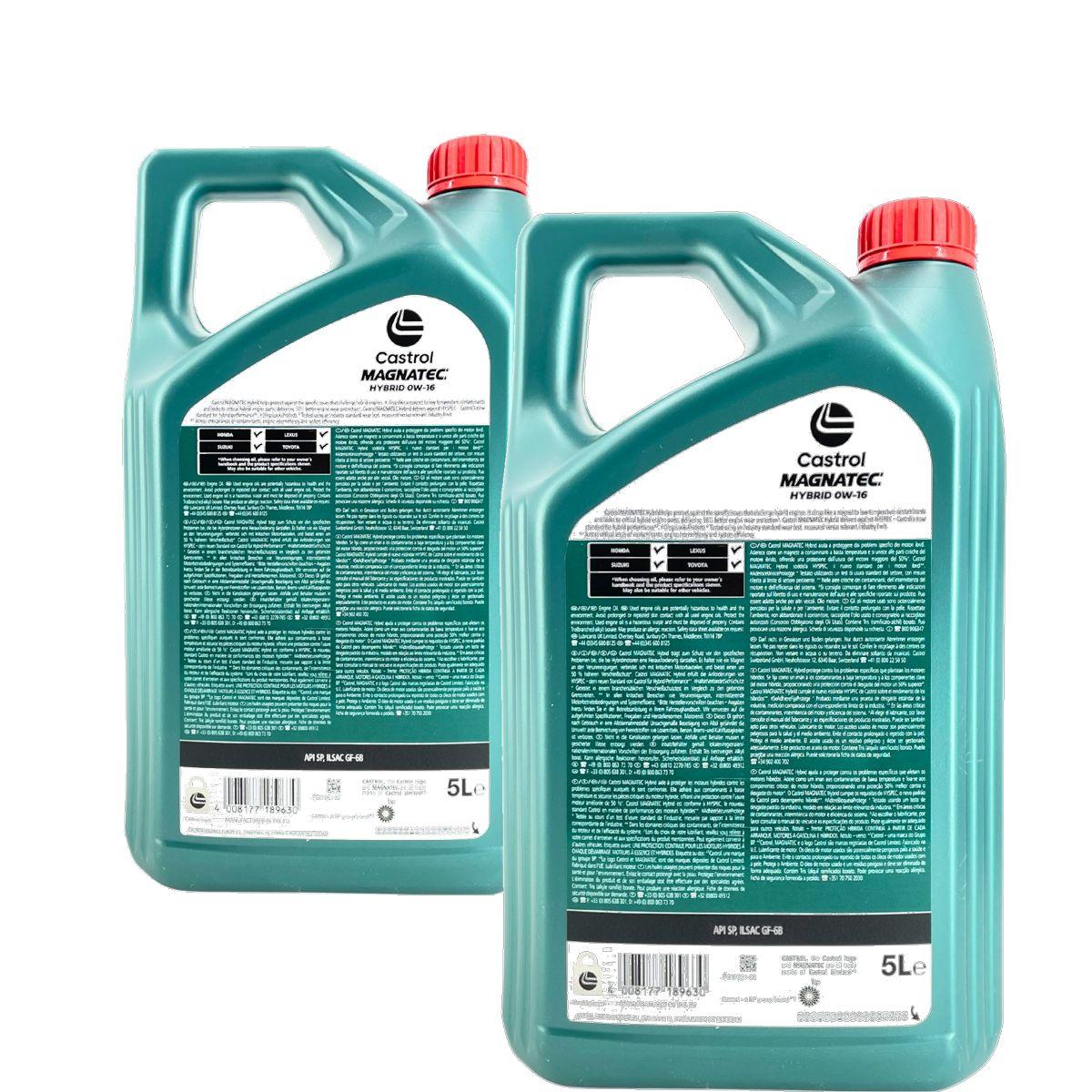 Castrol Magnatec Hybrid 0W-16 2x5 Liter