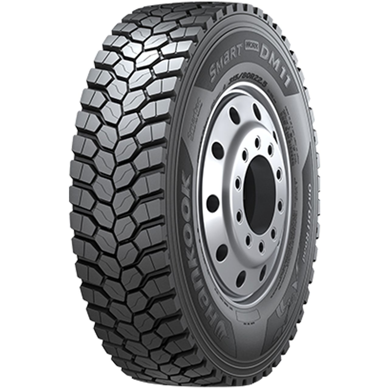 HANKOOK 315/70 R 22.5 TL 154/150L SMARTWORK DM11 18PR M+S 3PMSF LRJ (KOR)