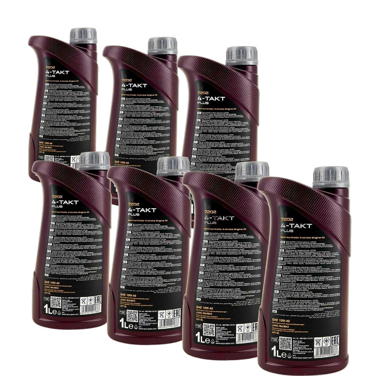 Mannol 4-Takt Plus 10W-40 7x1 Liter