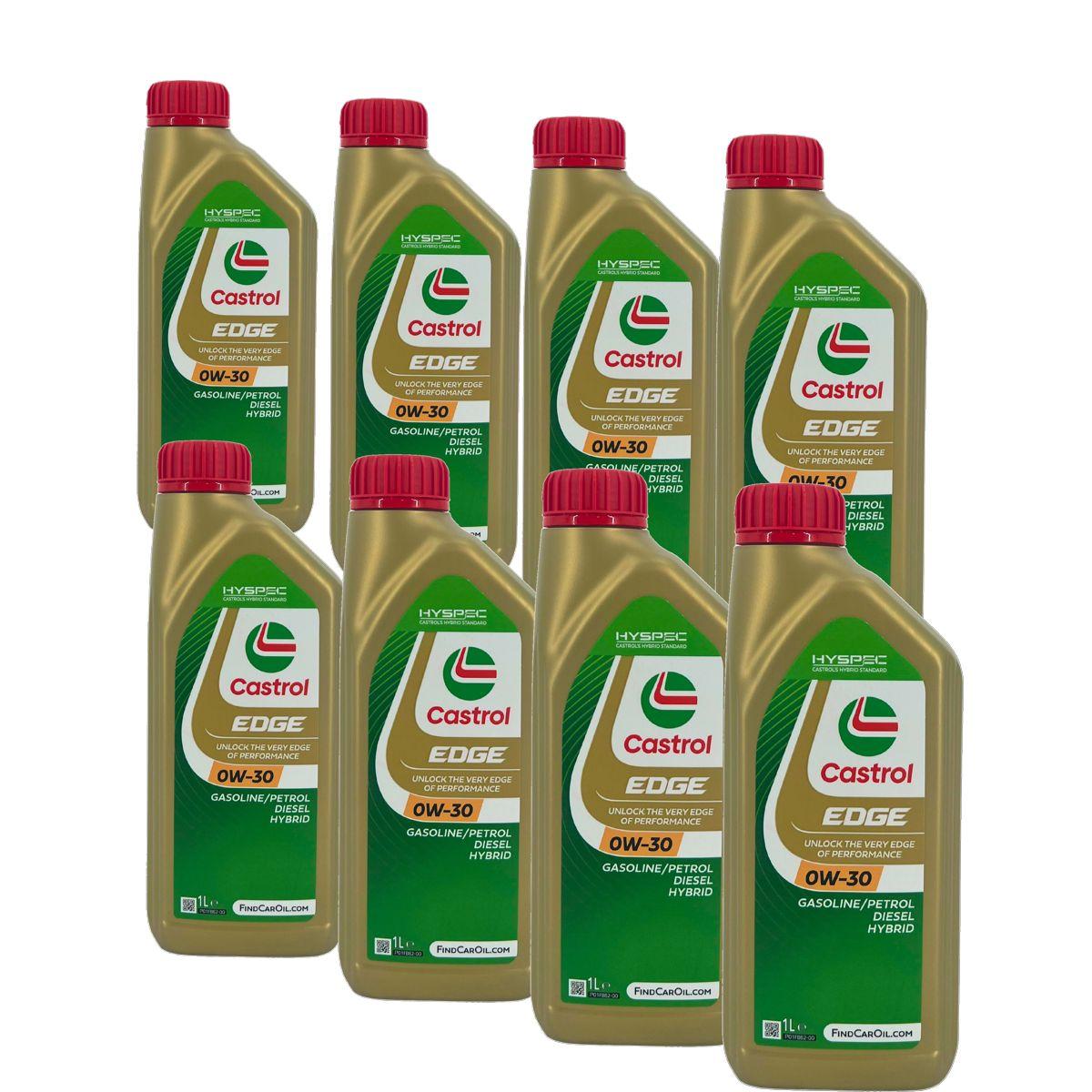 Castrol Edge 0W-30 8x1 Liter