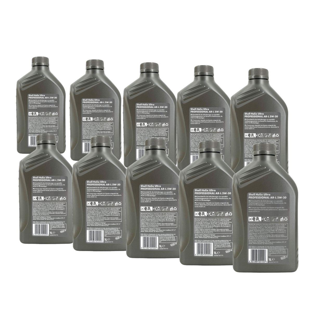 Shell Helix Ultra Professional AR-L 5W-30 10x1 Liter
