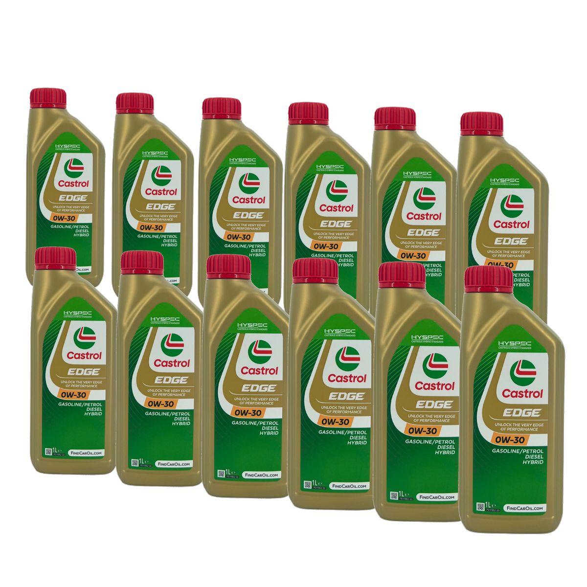 Castrol Edge 0W-30 12x1 Liter