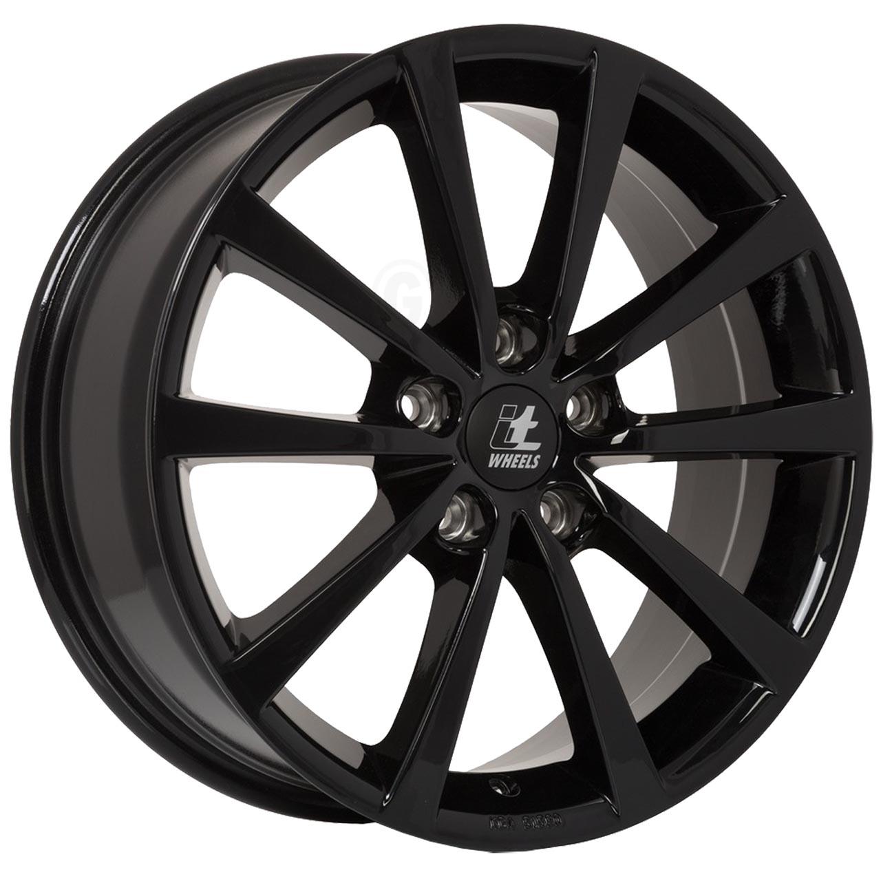 Itwheels Alice Black glossy 7x17 5x114.3 ET40