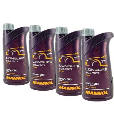 Mannol Longlife 504/507 5W-30 4x1 Liter