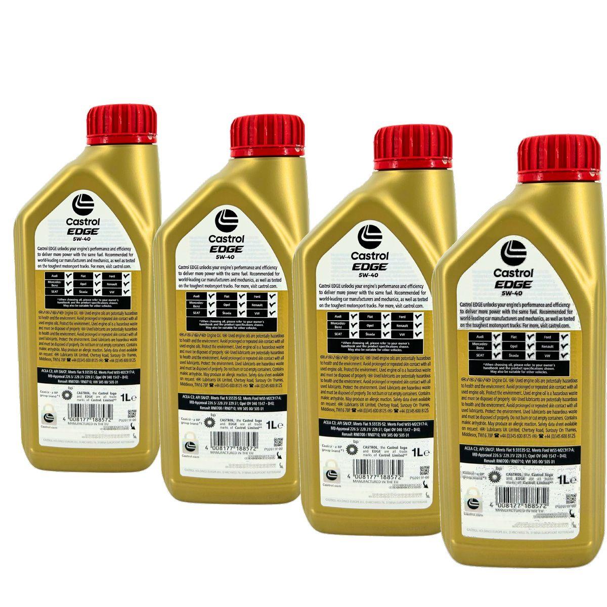 Castrol Edge 5W-40 4x1 Liter