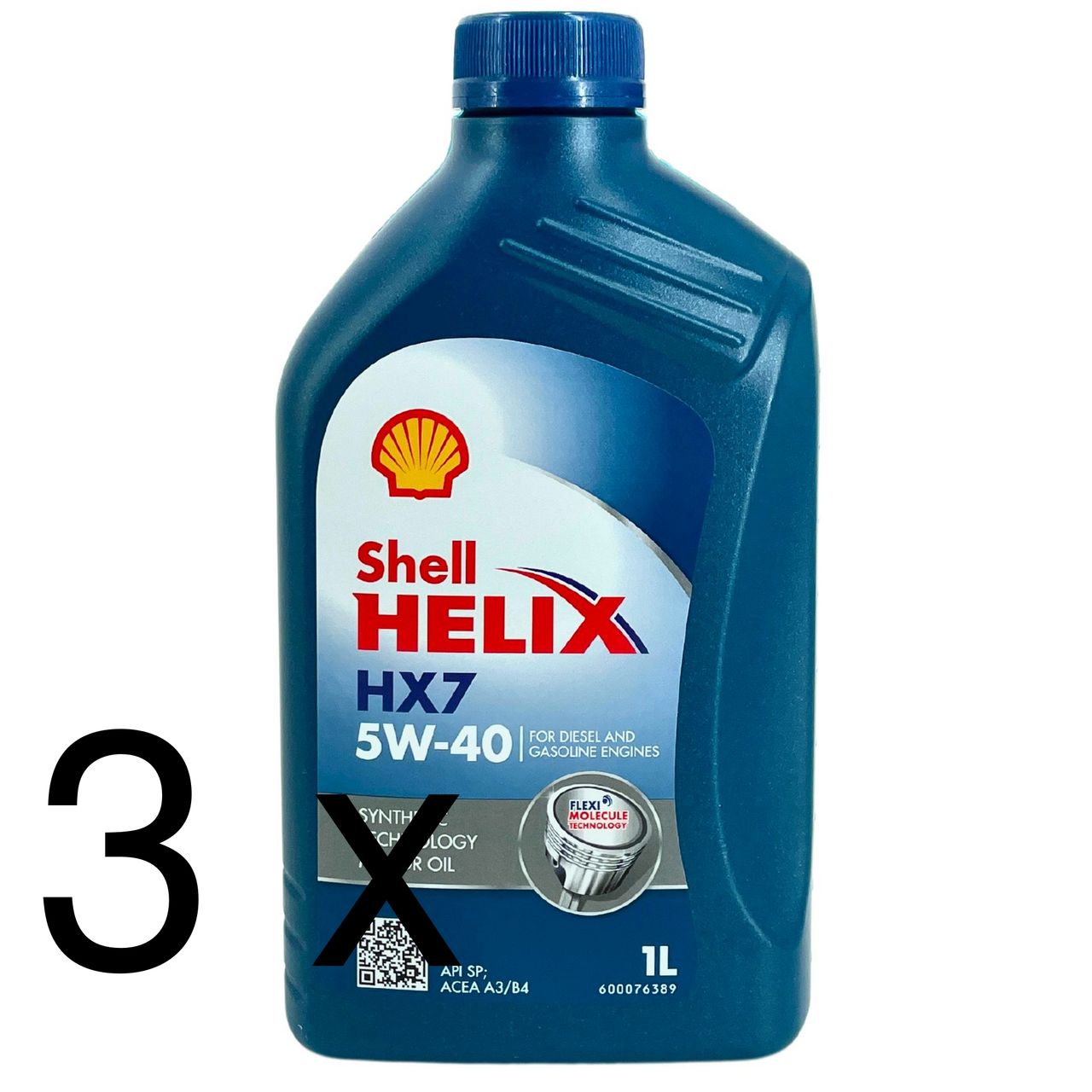 Shell Helix HX7 5W-40 3x1 Liter