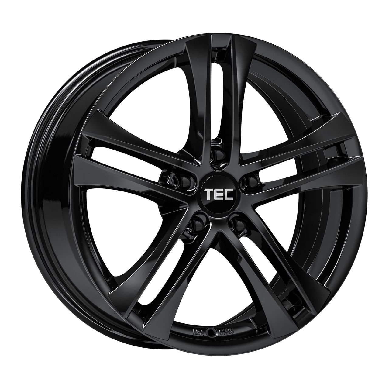 TEC-SPEEDWHEELS AS4 schwarz-glanz 7.5Jx17 5x100 ET38