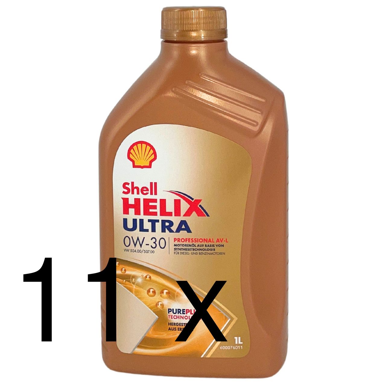 Shell Helix Ultra Professional AV-L 0W-30 11x1 Liter