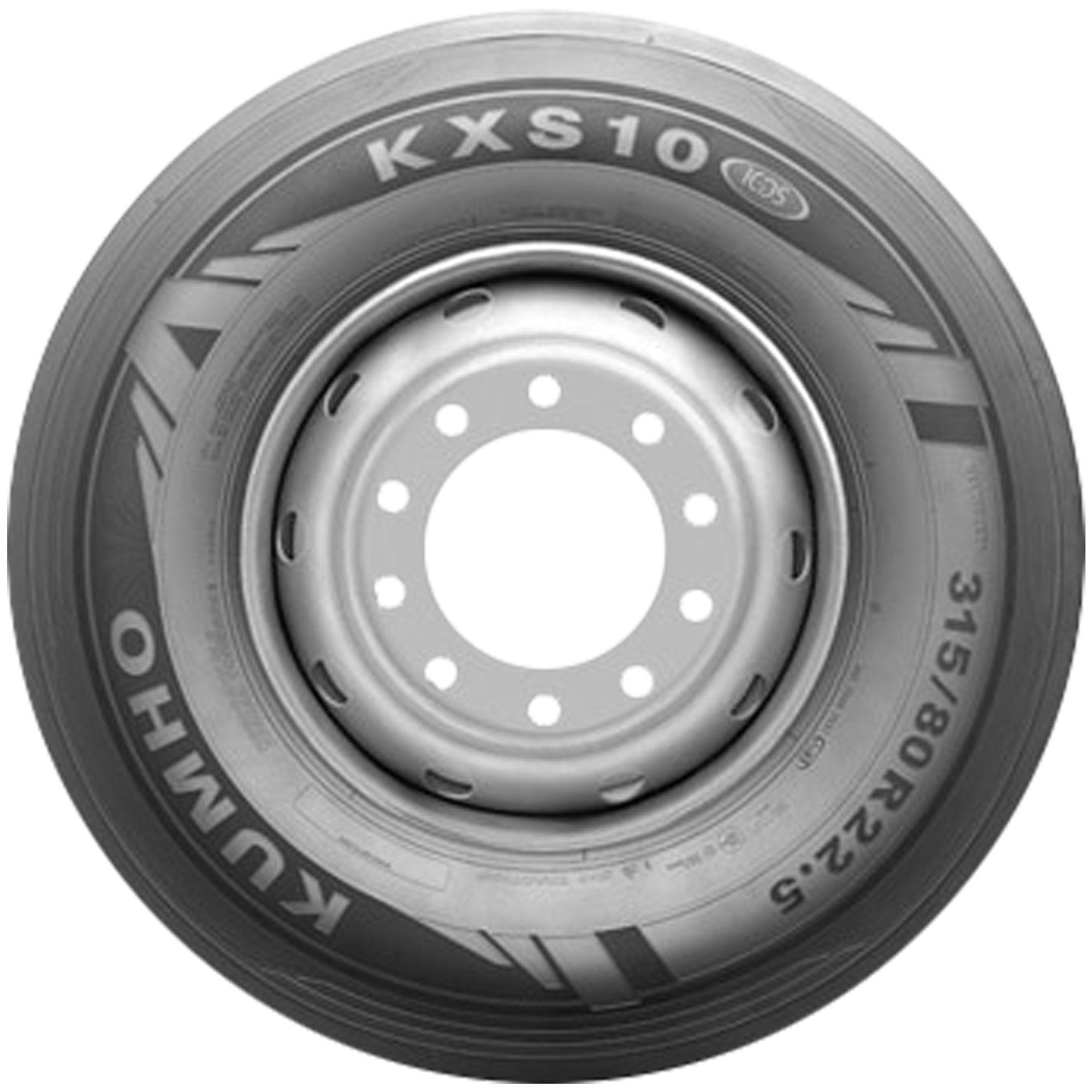 KUMHO 315/80 R 22.5 TL 156/150L KXS10 20PR M+S 3PMSF LRL (KOR)