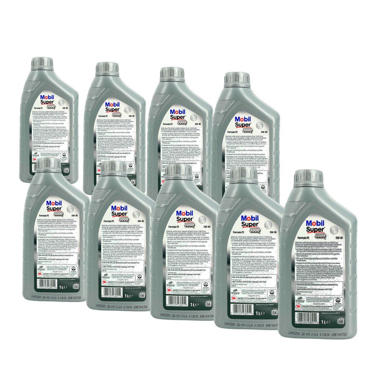 Mobil Super 3000 X1 Formula FE 5W-30 9x1 Liter