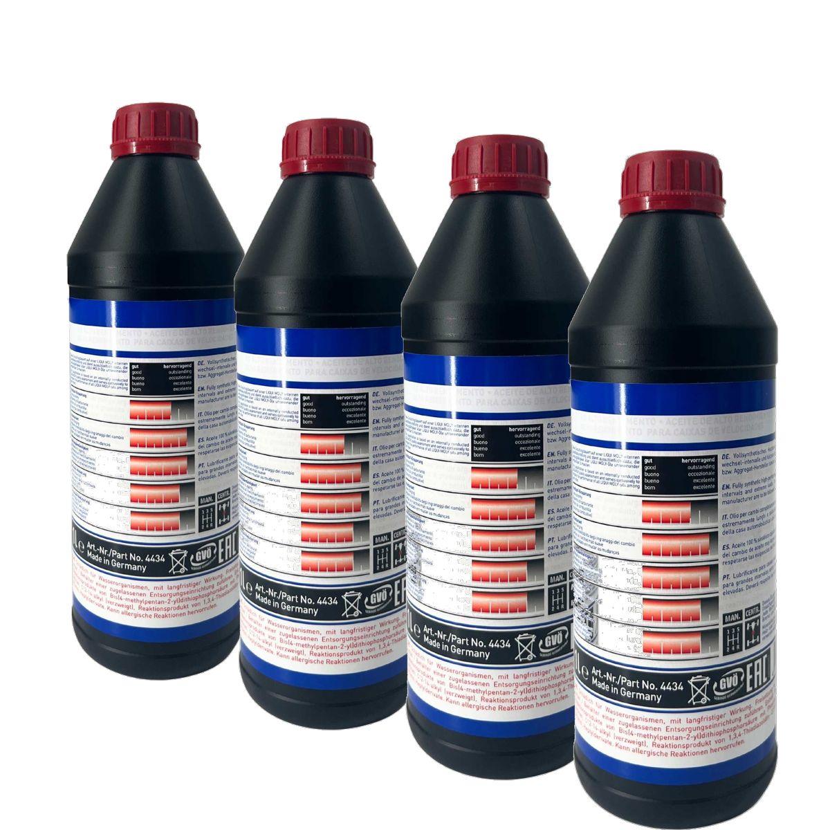 Liqui Moly Hochleistungs-Getriebeöl (GL4+) SAE 75W-90 4x1 Liter