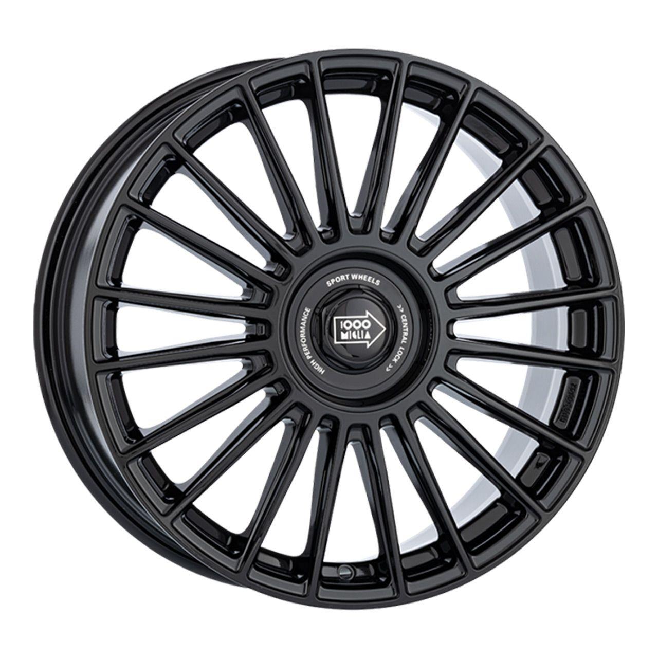 1000 MIGLIA MM1022 gloss black 8.0Jx18 5x112 ET45