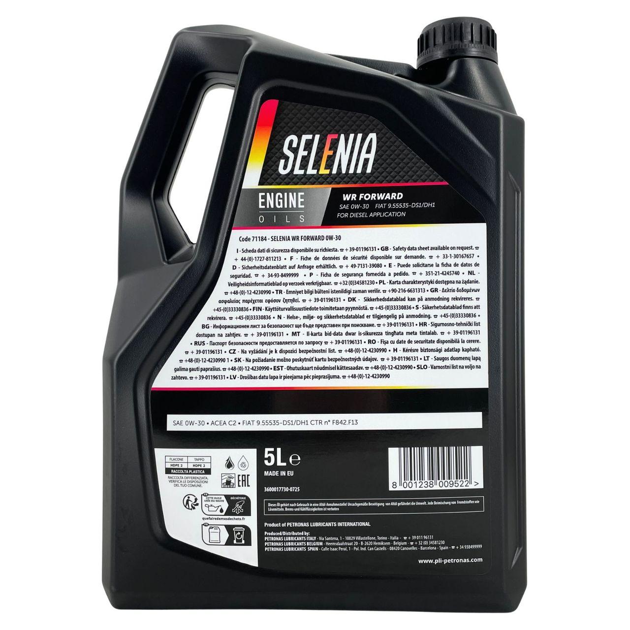 Selenia WR Forward 0W-30 5 Liter