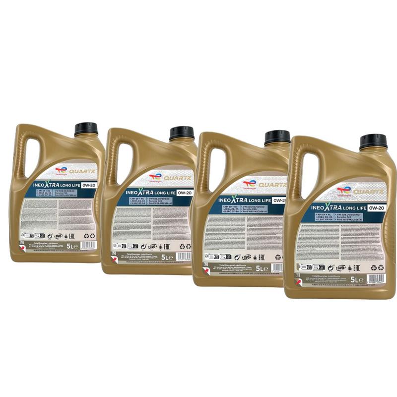 Total Quartz Ineo Xtra Longlife 0W-20 4x5 Liter