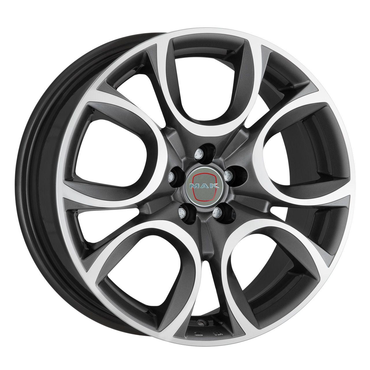 MAK TORINO gun metal mirror face 7.0Jx17 4x98 ET39
