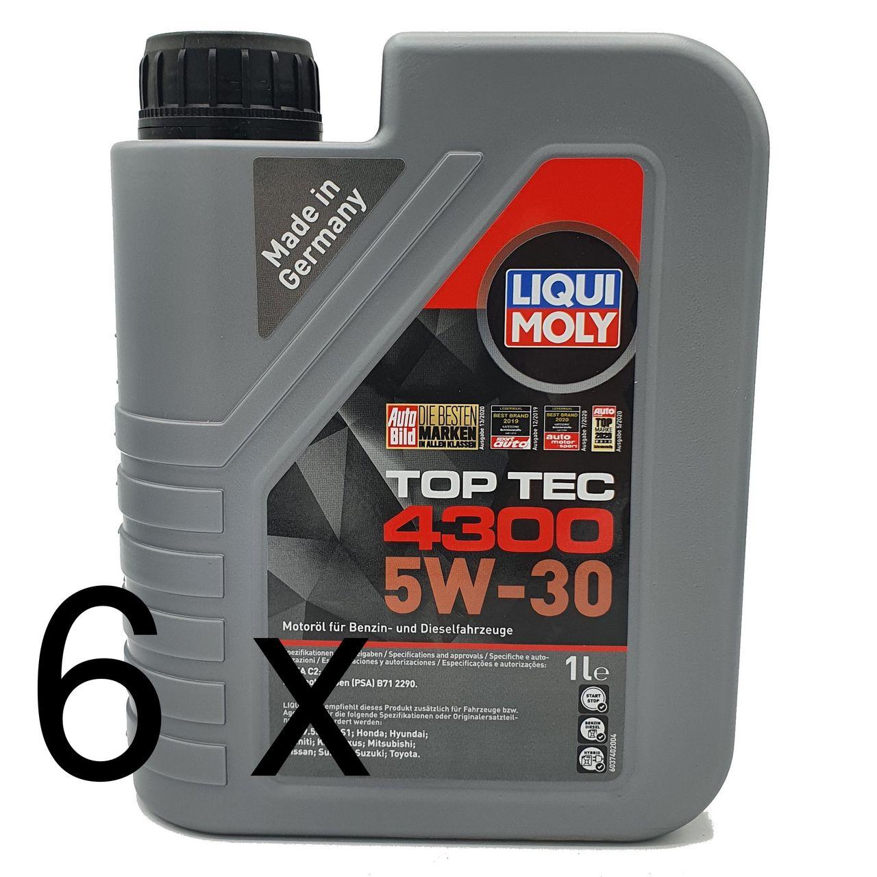 Liqui Moly Top Tec 4300 5W-30 6x1 Liter