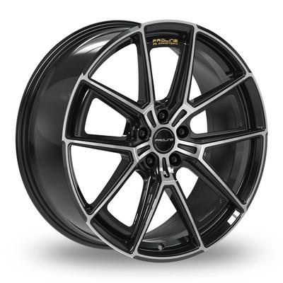PROLINE PF25 FORGED black polished 8.5Jx20 5x112 ET38