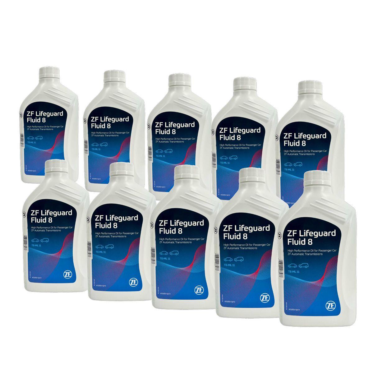 ZF Lifeguard 8 Getriebeöl 10x1 Liter