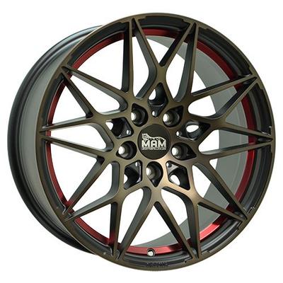 MAM WHEELS MAM B2 bronze red inside 8.5Jx19 5x120 ET35