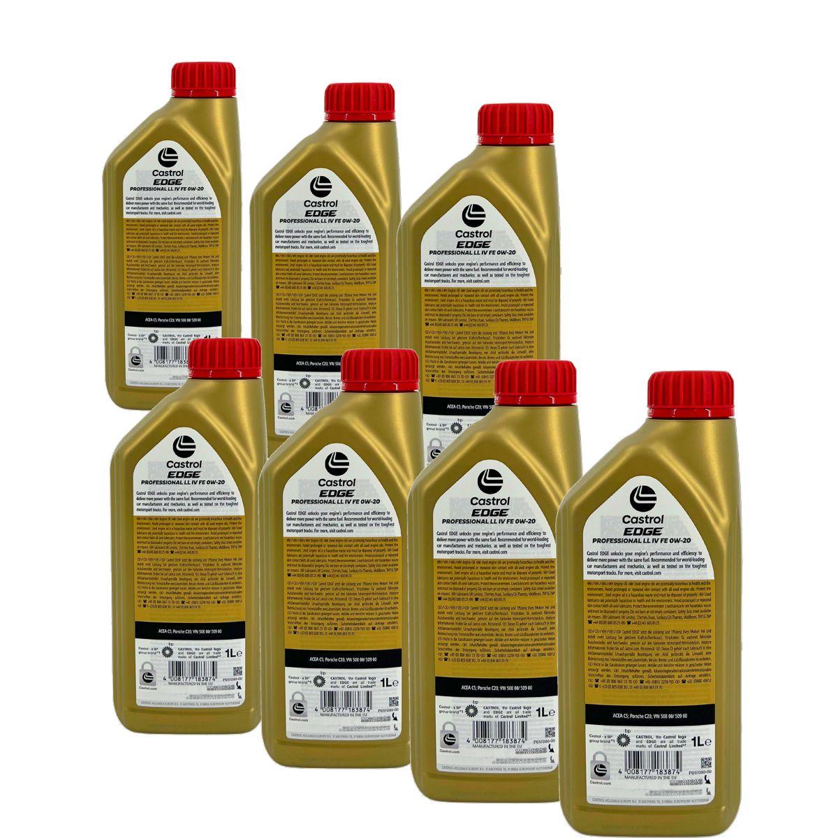 Castrol Edge Professional LL IV FE 0W-20 7x1 Liter