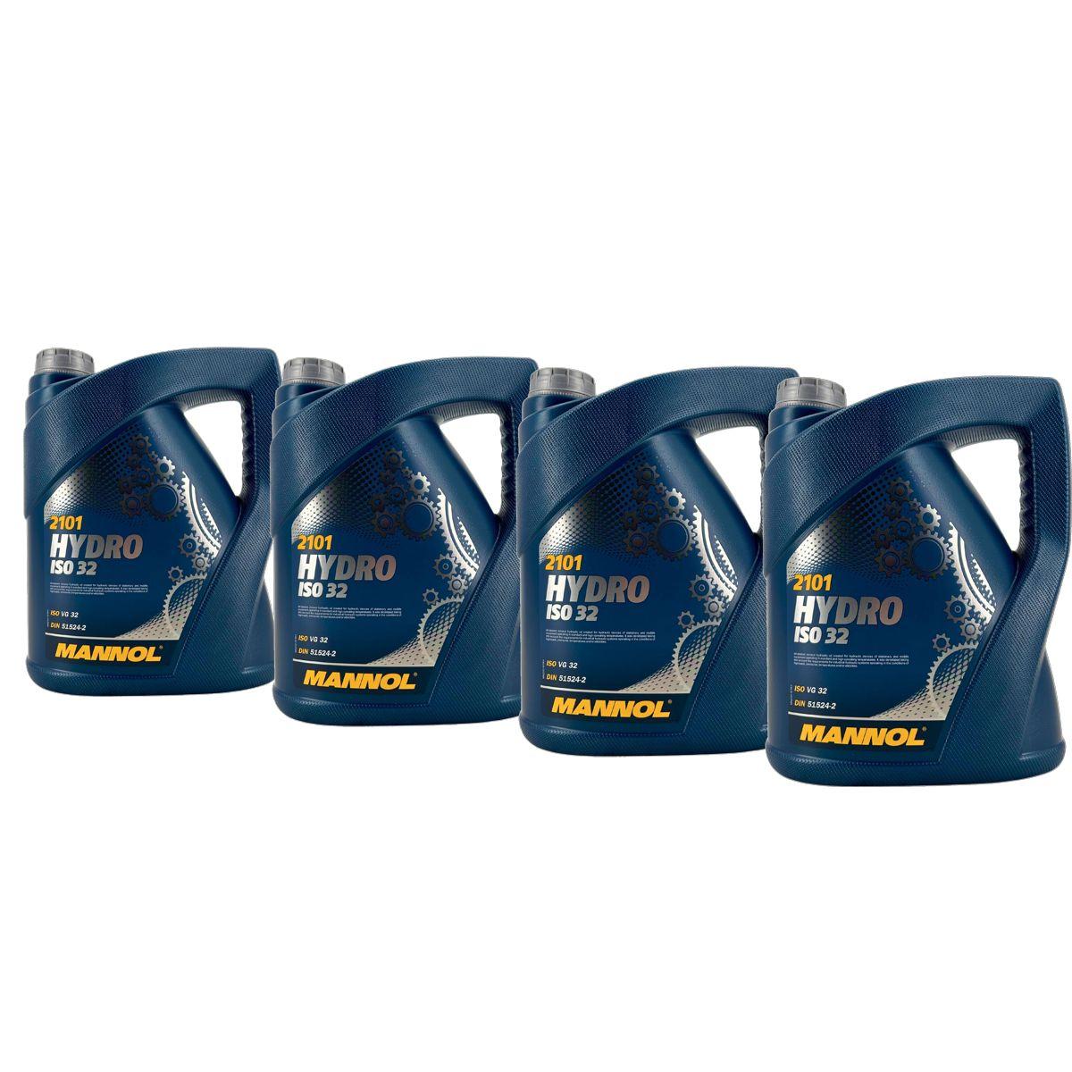 Mannol Hydro ISO 32 4x5 Liter