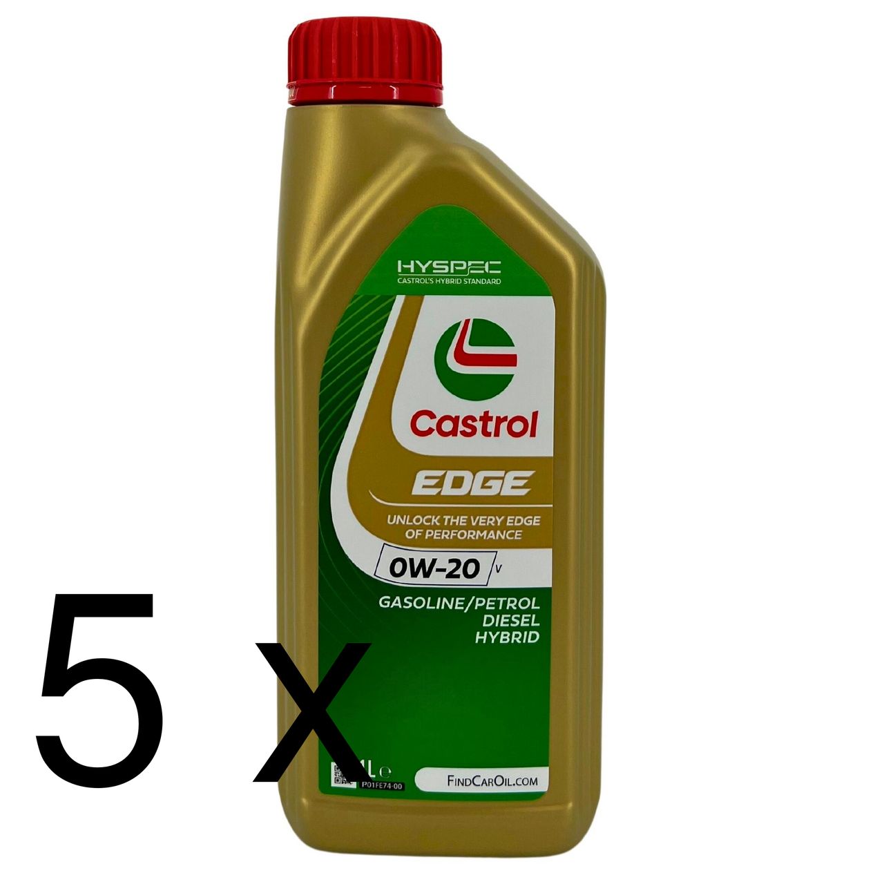 Castrol Edge 0W-20 V 5x1 Liter