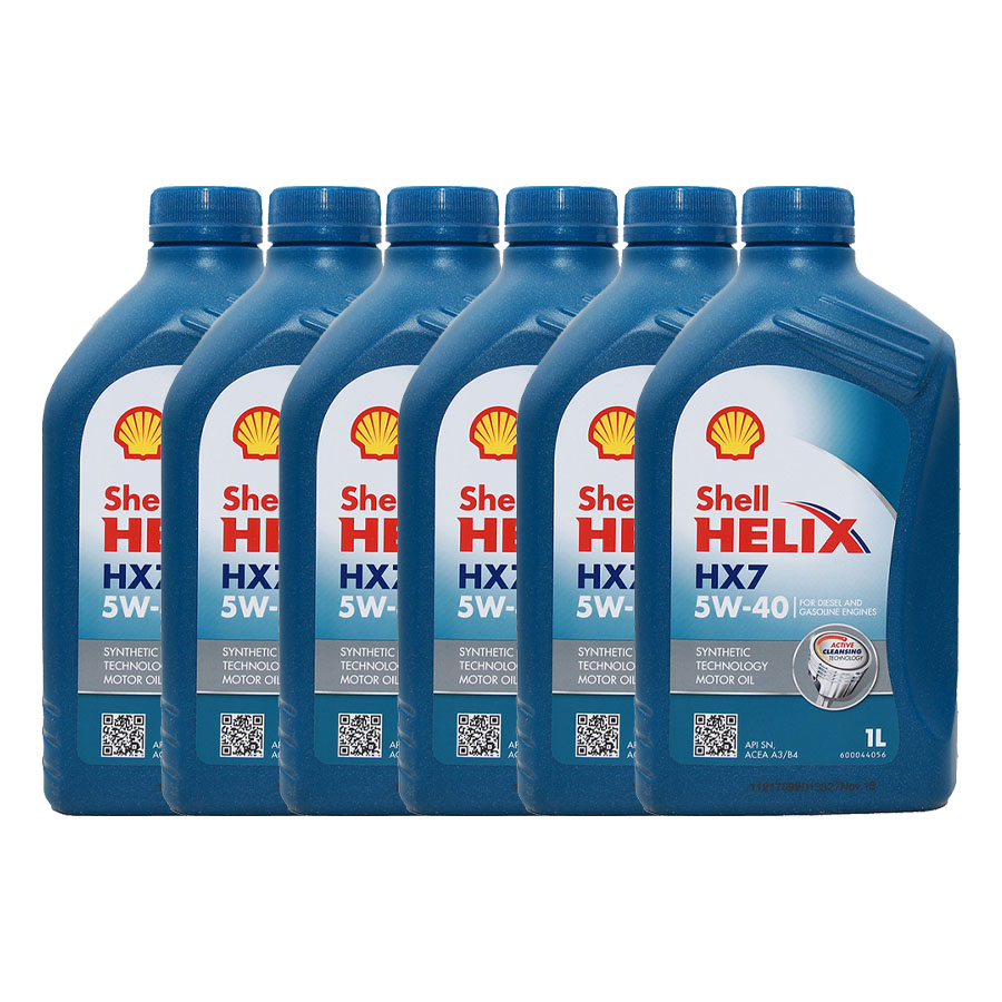 Shell Helix HX7 5W-40 6x1 Liter
