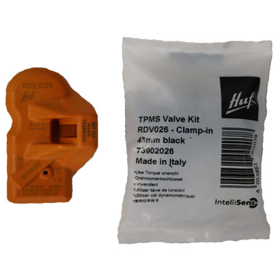 HUF 73.907.042 TPMS SENSOR METAL VALVE BLACK