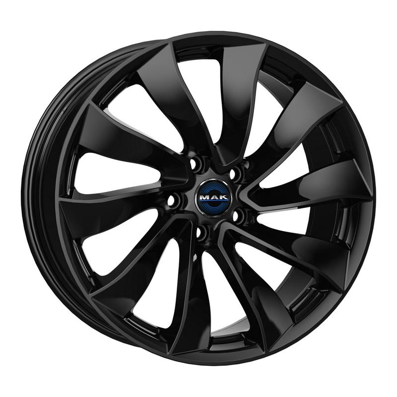 MAK SOLAR gloss black 8.5Jx19 5x114.3 ET38