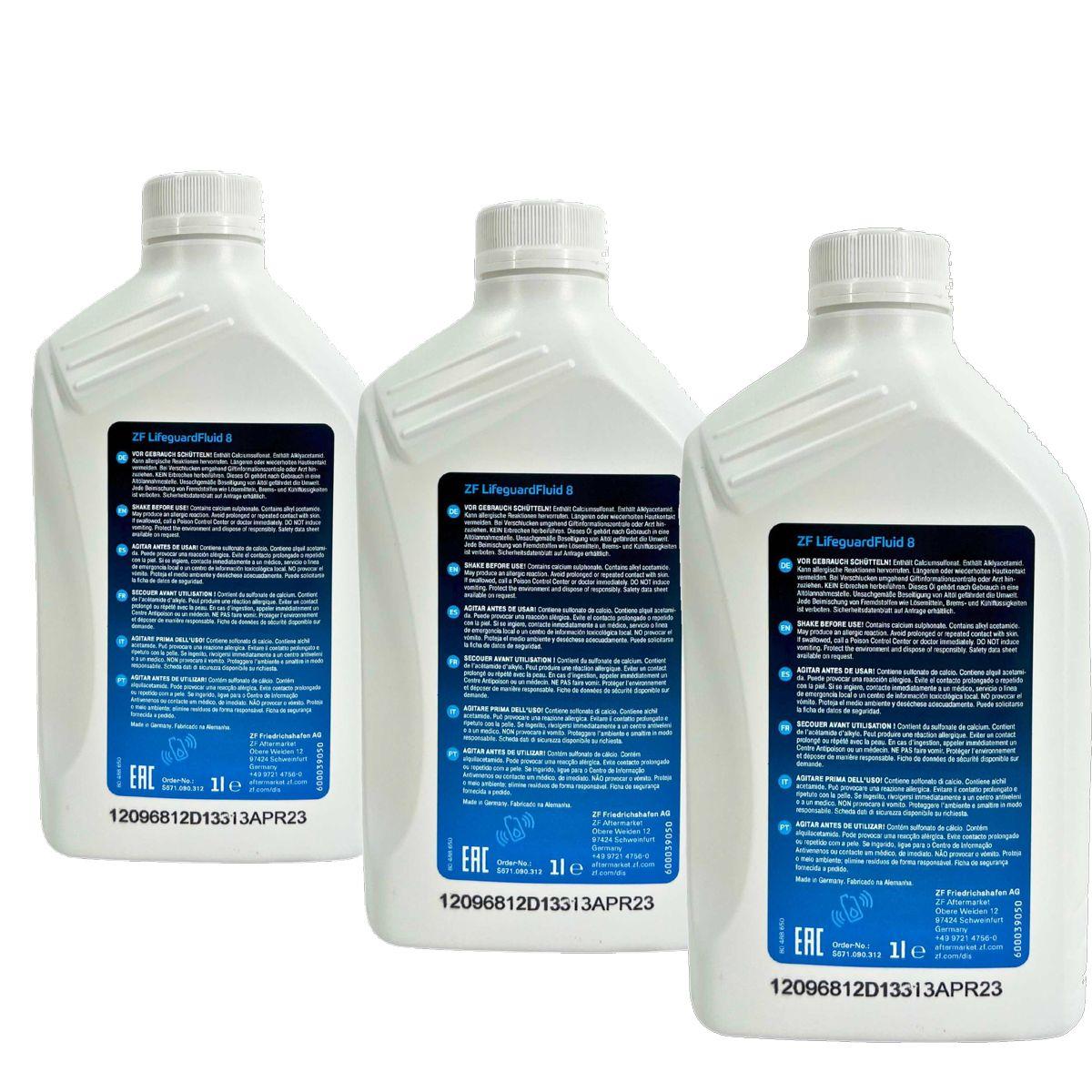 ZF Lifeguard 8 Getriebeöl 3x1 Liter