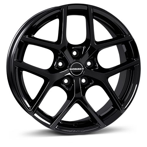 BORBET DESIGN Y black glossy 8.5Jx18 5x114.3 ET38 BORBET DESIGN Y black glossy 8.5Jx18 5x114.3 ET38