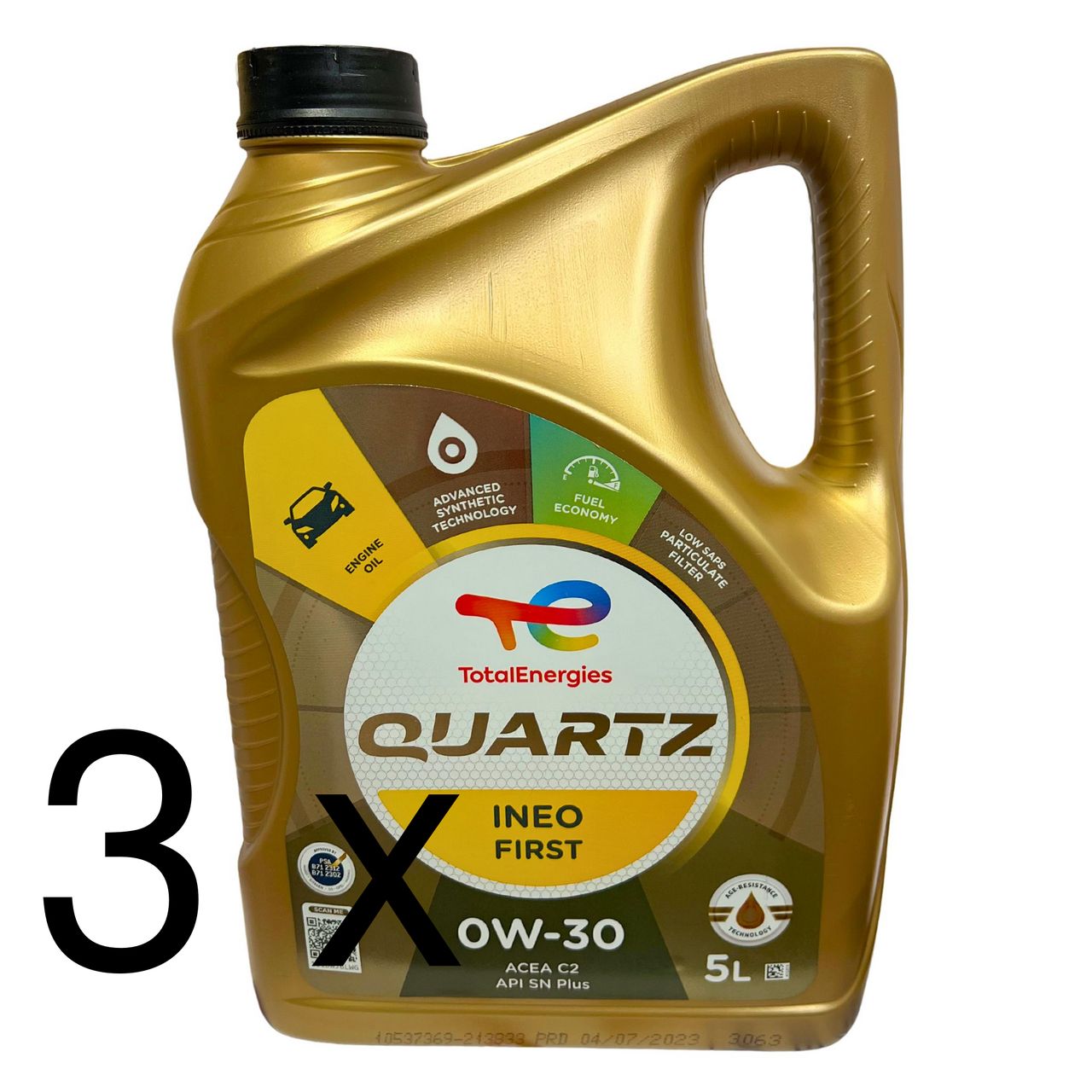 Total Quartz Ineo First 0W-30 3x5 Liter