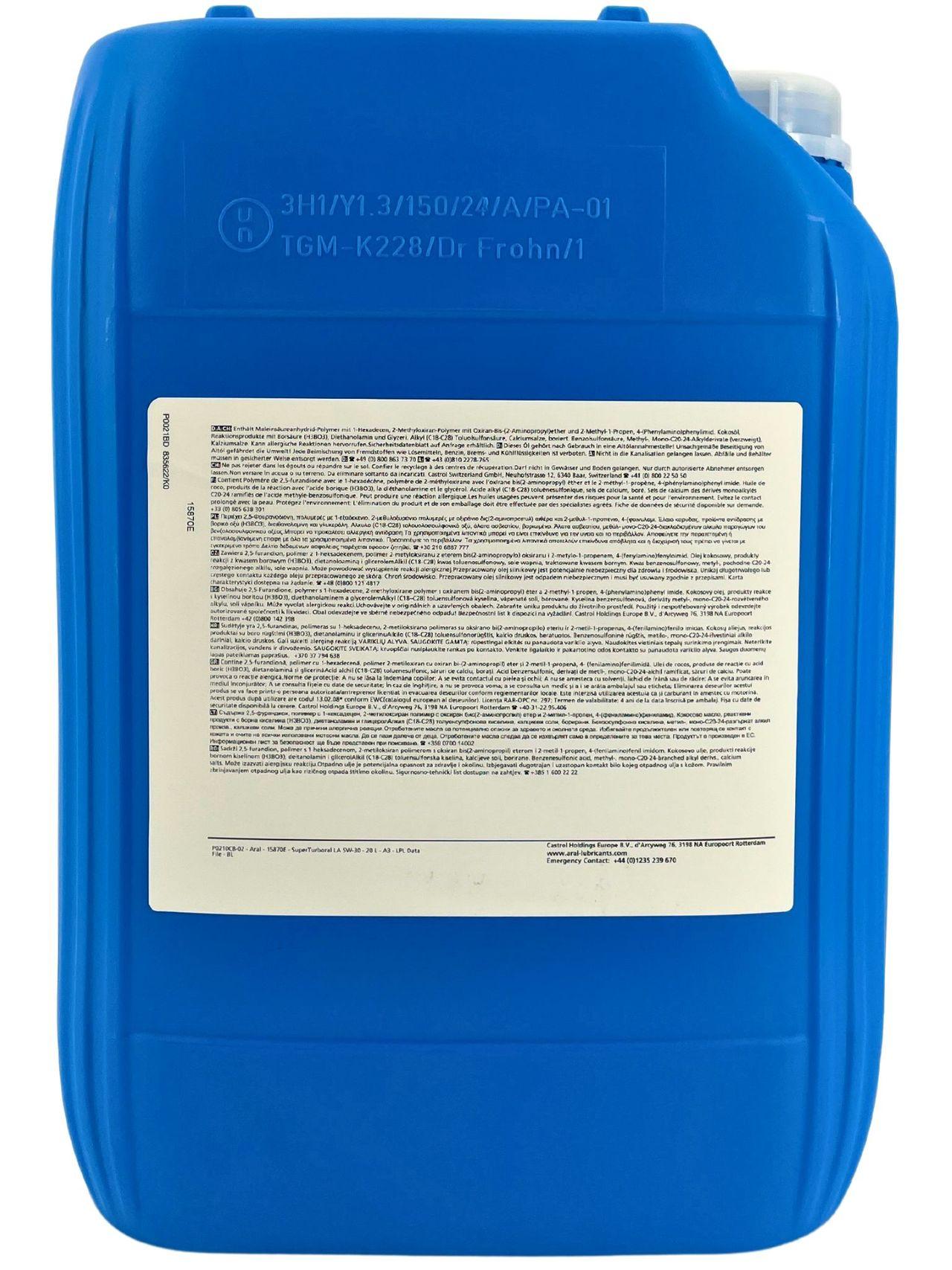 Aral SuperTurboral LA 5W-30 20 Liter