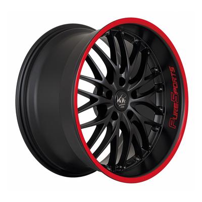BARRACUDA VOLTEC T6 mattblack puresports color trim rot 7.0Jx17 4x100 ET38