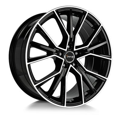 AVUS RACING AF18 black polished 10.0Jx22 5x112 ET35