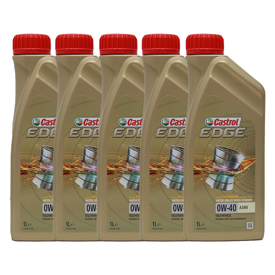 Castrol Edge Fluid Titanium 0W-40 A3/B4 5x1 Liter