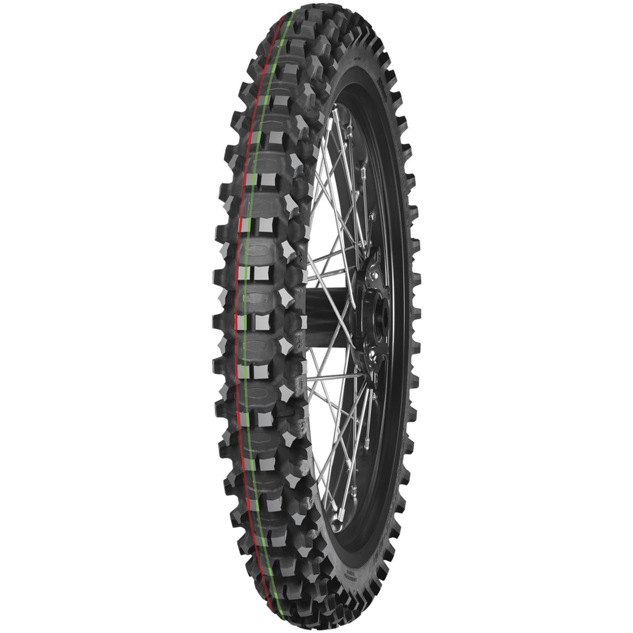 MITAS TERRA FORCE-MX MH (RED-GREEN) 70/100 - 17 M/C TT 40M FRONT